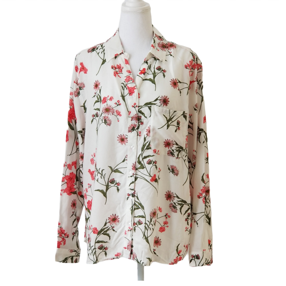 George Long sleeve floral blouse - Size XL (16-18)